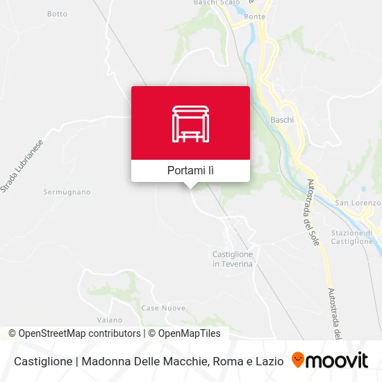 Mappa Castiglione | Madonna Delle Macchie