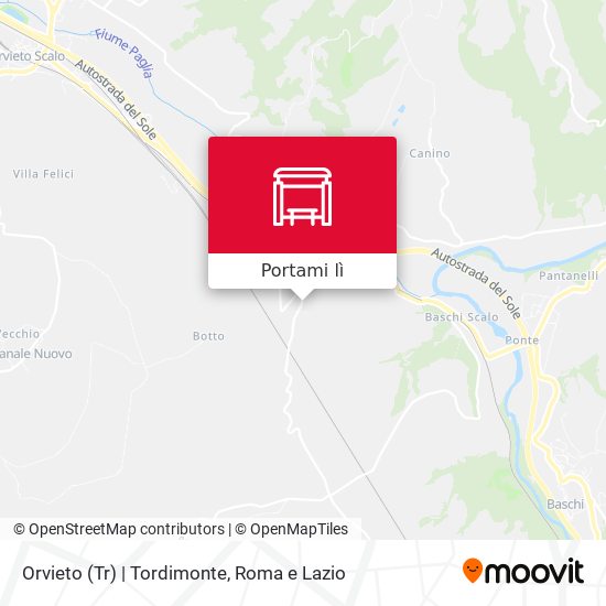 Mappa Orvieto (Tr) | Tordimonte