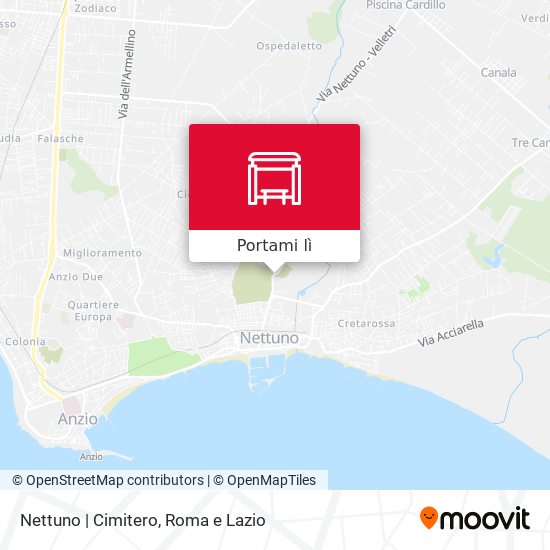 Mappa Nettuno | Cimitero