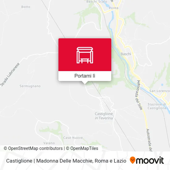 Mappa Castiglione | Madonna Delle Macchie