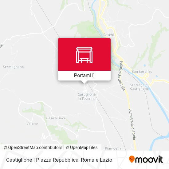 Mappa Castiglione | Piazza Repubblica