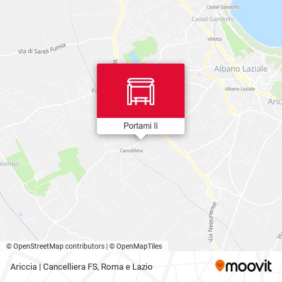 Mappa Ariccia | Cancelliera FS