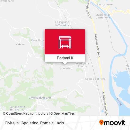 Mappa Civitella | Spoletino
