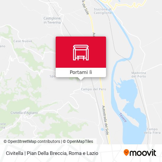 Mappa Civitella | Pian Della Breccia