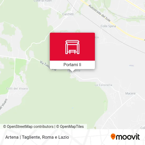 Mappa Artena | Tagliente