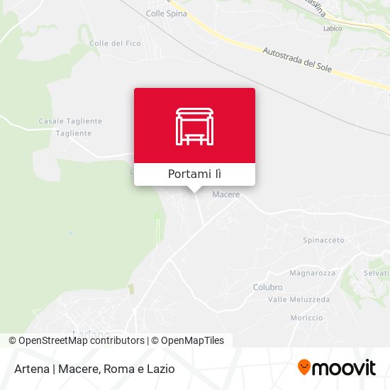 Mappa Artena | Macere