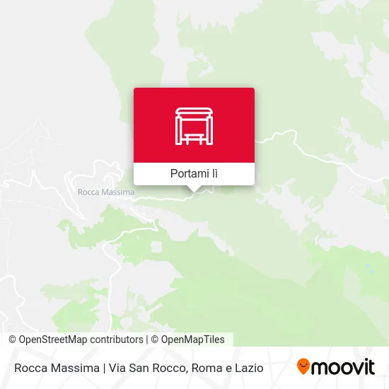 Mappa Rocca Massima | Via San Rocco