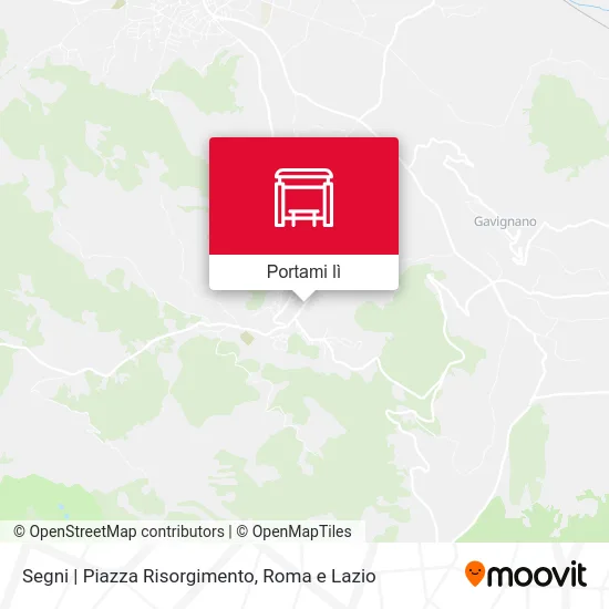Mappa Segni | Piazza Risorgimento