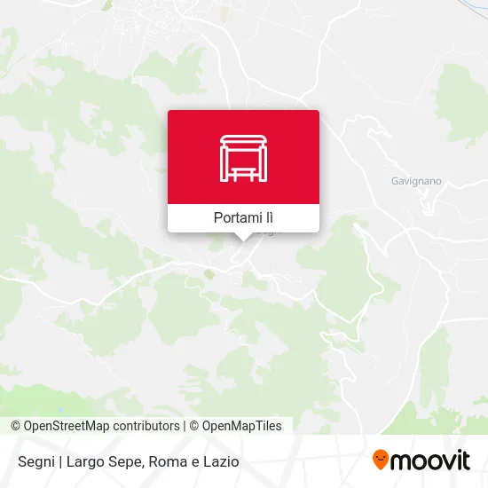 Mappa Segni | Largo Sepe
