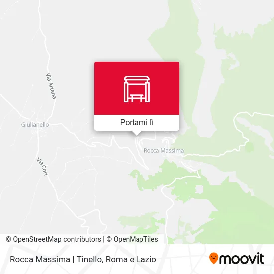 Mappa Rocca Massima | Tinello