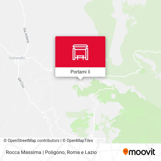 Mappa Rocca Massima | Poligono