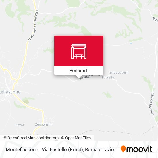 Mappa Montefiascone | Via Fastello (Km 4)