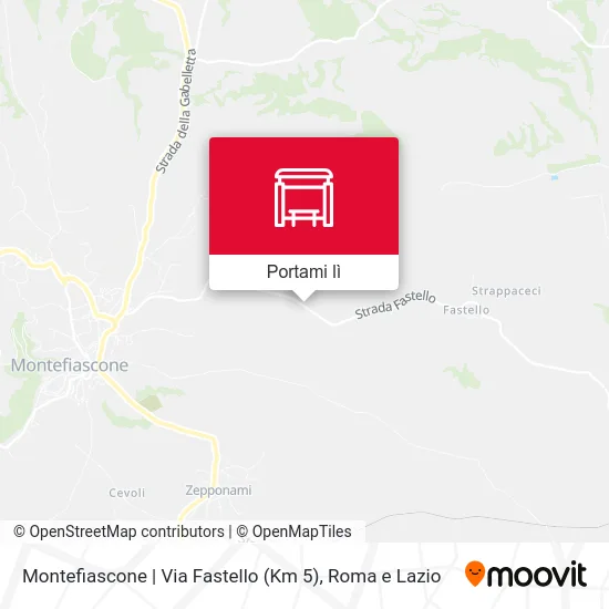 Mappa Montefiascone | Via Fastello (Km 5)