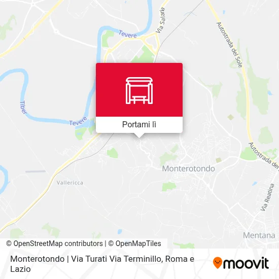 Mappa Monterotondo | Via Turati Via Terminillo