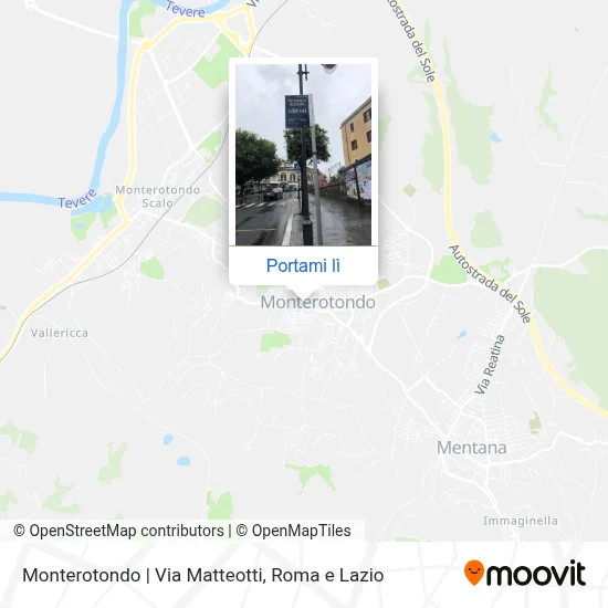Mappa Monterotondo | Via Matteotti