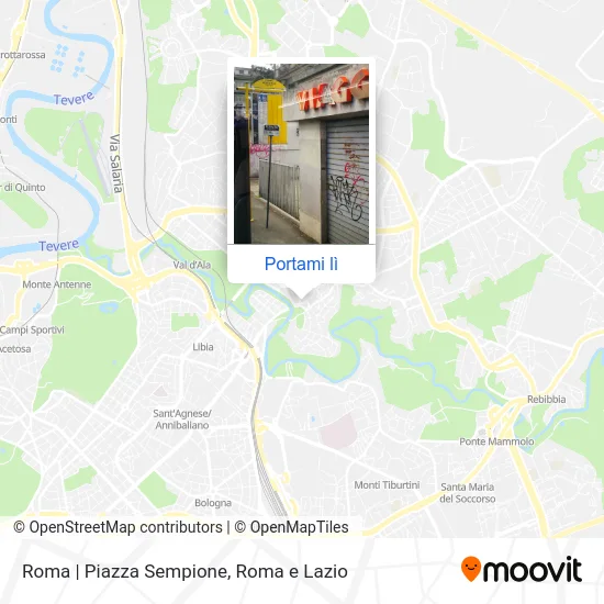 Mappa Roma | Piazza Sempione
