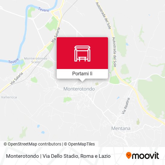 Mappa Monterotondo | Via Dello Stadio
