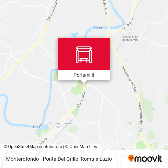 Mappa Monterotondo | Ponte Del Grillo