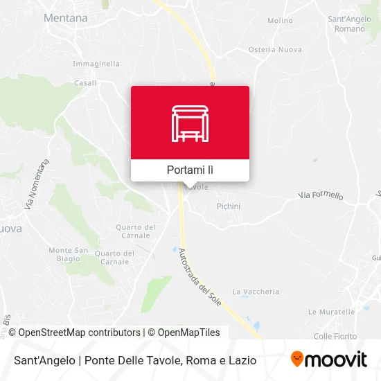Mappa Sant'Angelo | Ponte Delle Tavole