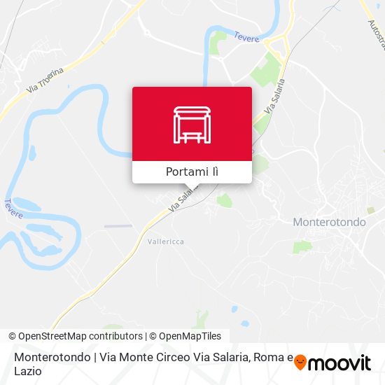 Mappa Monterotondo | Via Monte Circeo Via Salaria