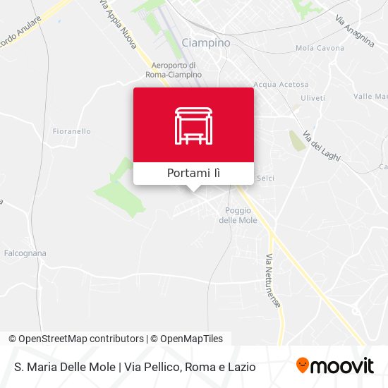 Mappa S. Maria Delle Mole | Via Pellico