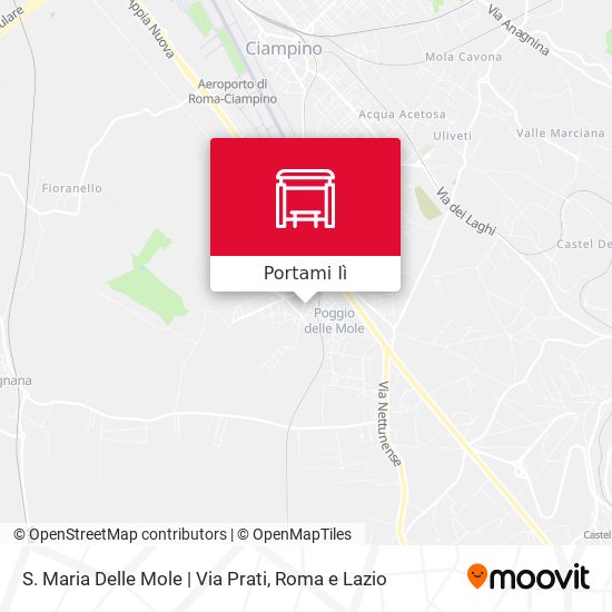 Mappa S. Maria Delle Mole | Via Prati