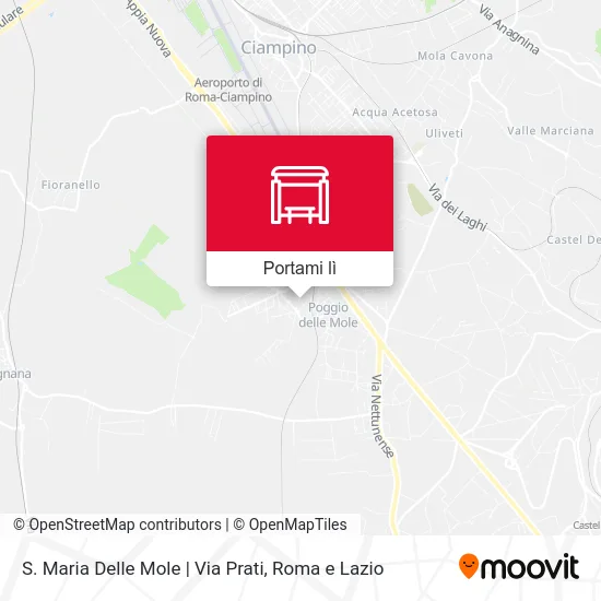 Mappa S. Maria Delle Mole | Via Prati