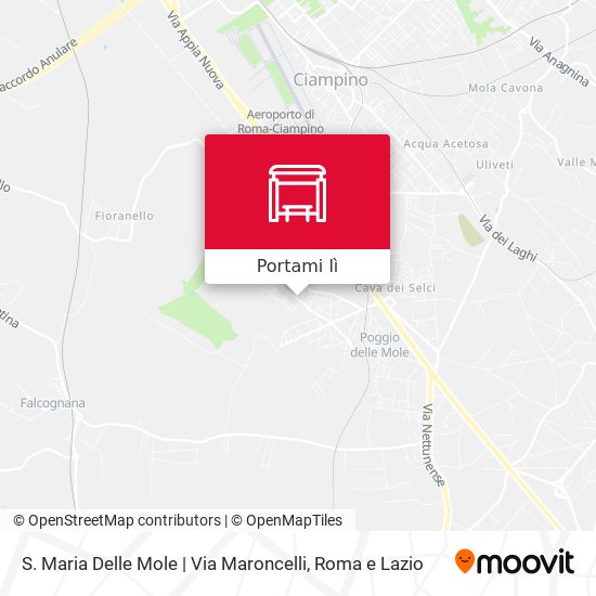 Mappa S. Maria Delle Mole | Via Maroncelli