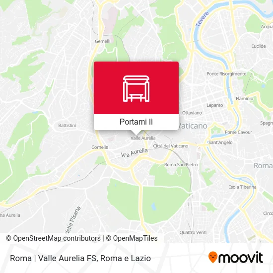 Mappa Roma | Valle Aurelia FS