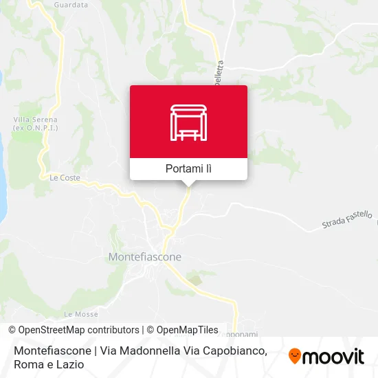 Mappa Montefiascone | Via Madonnella Via Capobianco