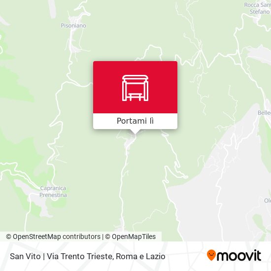 Mappa San Vito | Via Trento Trieste