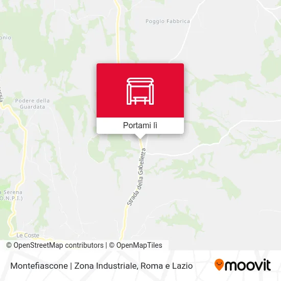 Mappa Montefiascone | Zona Industriale