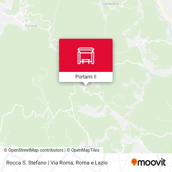 Mappa Rocca S. Stefano | Via Roma