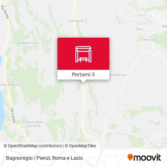 Mappa Bagnoregio | Pienzi