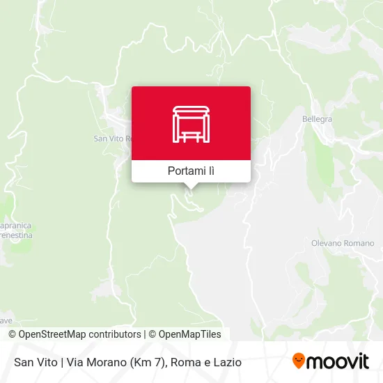 Mappa San Vito | Via Morano (Km 7)