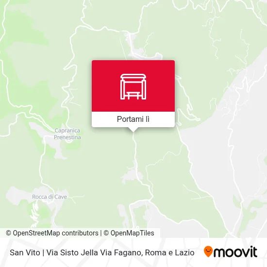 Mappa San Vito | Via Sisto Jella Via Fagano