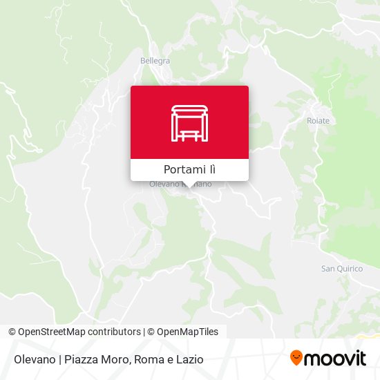 Mappa Olevano | Piazza Moro