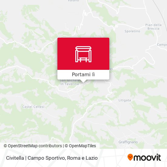 Mappa Civitella | Campo Sportivo