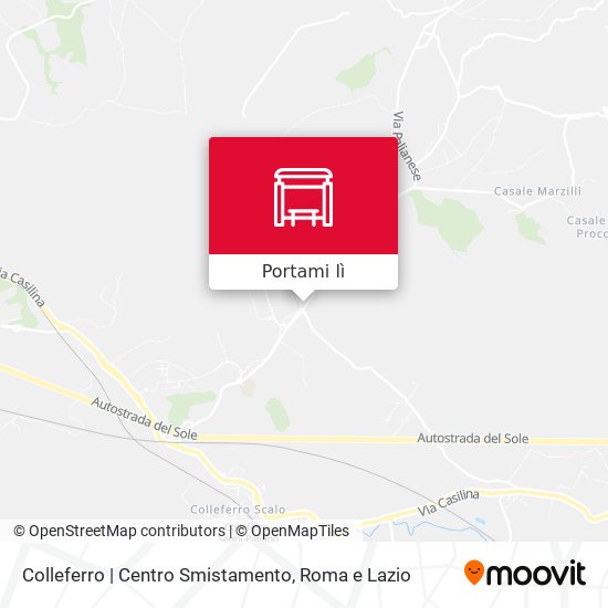 Mappa Colleferro | Centro Smistamento