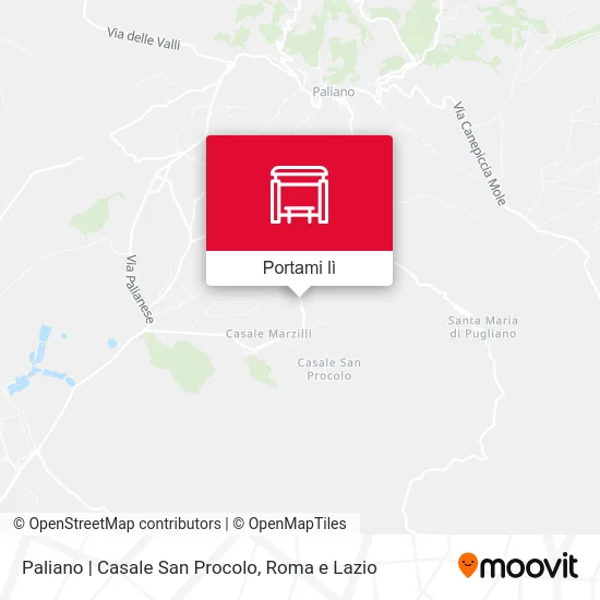 Mappa Paliano | Casale San Procolo
