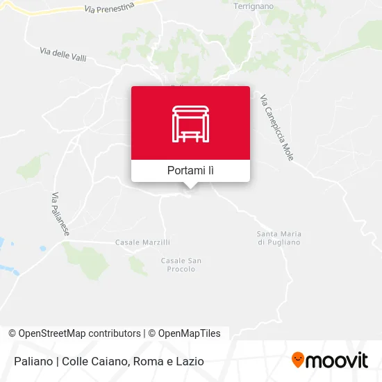 Mappa Paliano | Colle Caiano