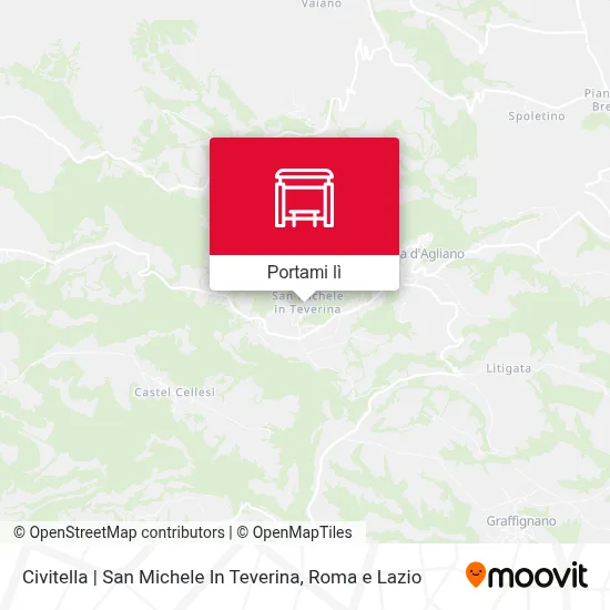 Mappa Civitella | San Michele In Teverina