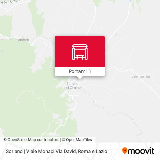 Mappa Soriano | Viale Monaci Via David