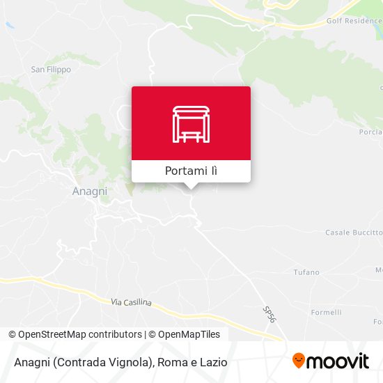 Mappa Anagni (Contrada Vignola)