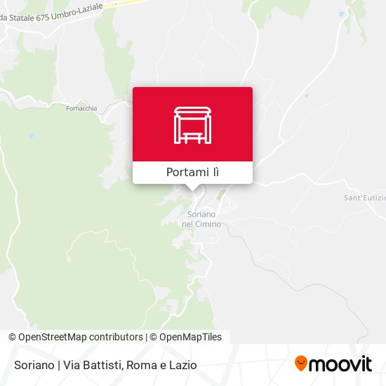 Mappa Soriano | Via Battisti