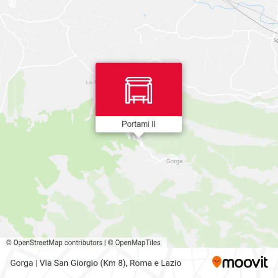 Mappa Gorga | Via San Giorgio (Km 8)