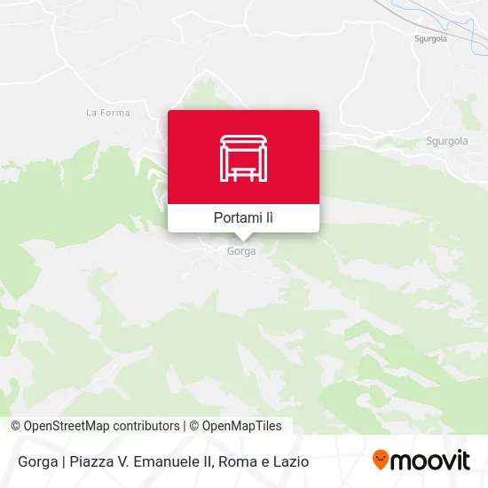 Mappa Gorga | Piazza V. Emanuele II