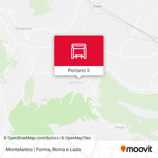 Mappa Montelanico | Forma