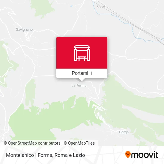 Mappa Montelanico | Forma