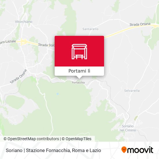 Mappa Soriano | Stazione Fornacchia